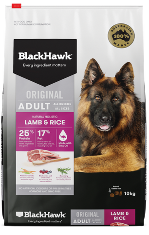 Black hawk puppy shop lamb and rice 20kg