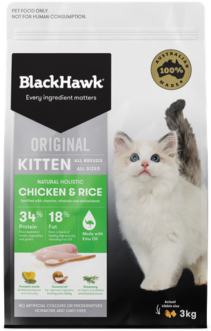Black Hawk Kitten Chicken & Rice 1.5kg