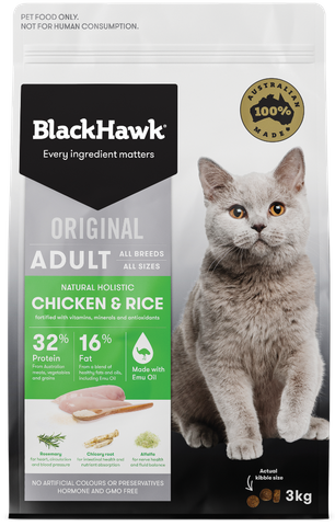 Black Hawk Cat Chicken & Rice  1.5kg
