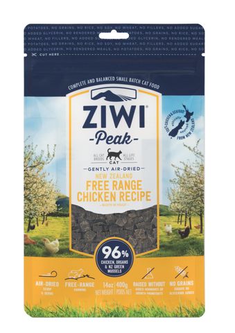 Ziwi Peak Cat Air Dried - Free Range Chicken Recipe  400g