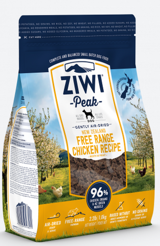 Ziwi Peak Dog Air Dried - Free Range Chicken Recipe 1kg