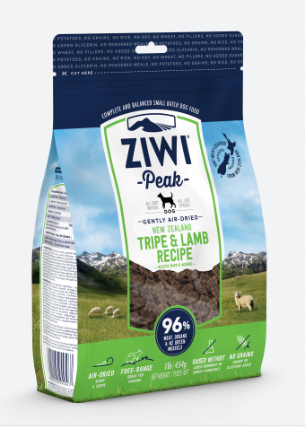 Ziwi Peak Dog Air Dried - Tripe & Lamb Recipe  454g