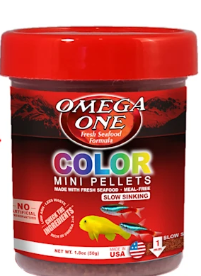 Omega One Colour Mini Pellets 50g