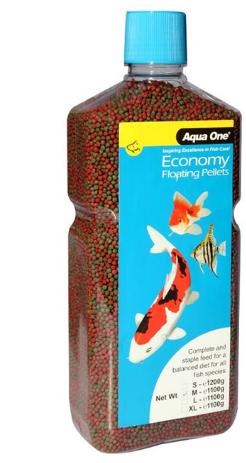 Aqua One Economy Pellet 2mm Bottle 1100g