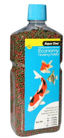 Aqua One Economy Pellet 3mm Bottle 1100g