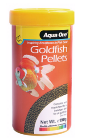 Aqua One Goldfish Pellets 2mm 190g
