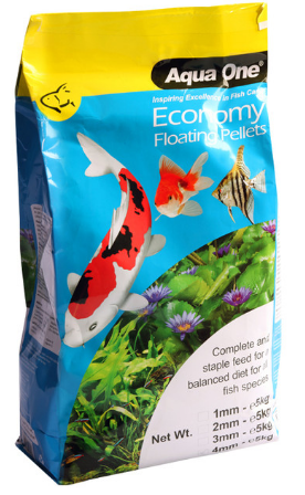 Aqua One Economy Pellet 4mm Bag 5kg