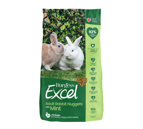 Burgess Excel Rabbit Nuggets Adult 1.5kg
