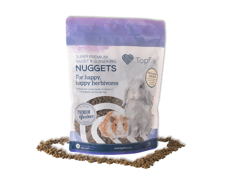 Topflite Super Premium Rabbit & Guinea Pig Nuggets 1kg