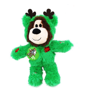 Kong Holiday Wild Knots Bear Med/Lrg Green