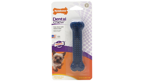 Nylabone Dental Chew Bone Petite Dk Blue (NX933P)