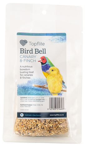 Topflite Canary & Finch Seed Bell Single Pack