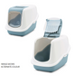 Savic Nestor Hooded Litter Tray Grey / White