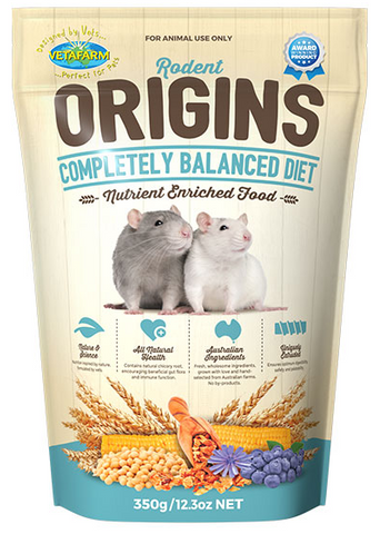 Vetafarm Origins Rodent Diet  350g