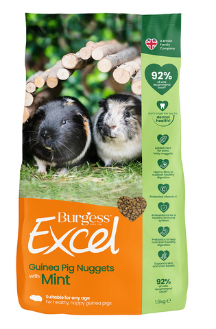 Burgess Excel Guinea Pig with Mint 1.5kg
