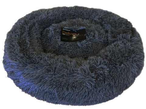 Calming Pet Bed Charcoal X-lge 115cm