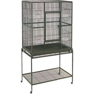 Avi One Bird Cage 604 Square Black With Stand