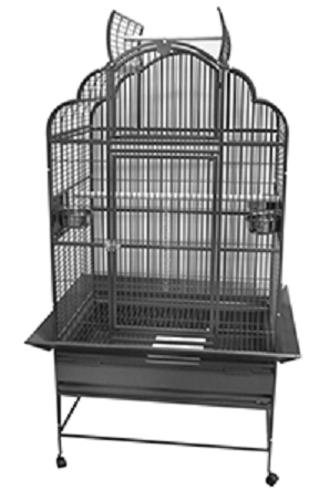 Avi One Parrot Cage 932 Silver Black