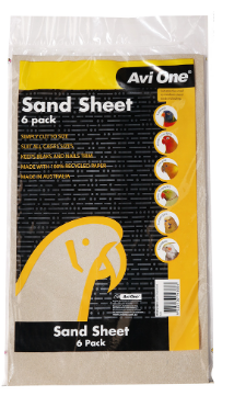 Avi One Sand Sheet Bird 6pk