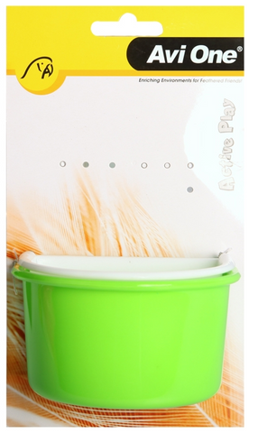 Avi One Bird Feeder Plastic D Feeder 2pk Large