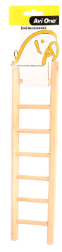 Avi One Bird Wooden Ladder 7 Rung