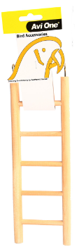 Avi One Bird Wooden Ladder 5 Rung