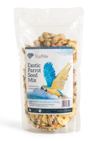 Topflite Exotic Parrot Seed Mix 500g