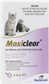 Moxiclear Flea & Worm For Cats & Kittens Small 0-4kg 3pk