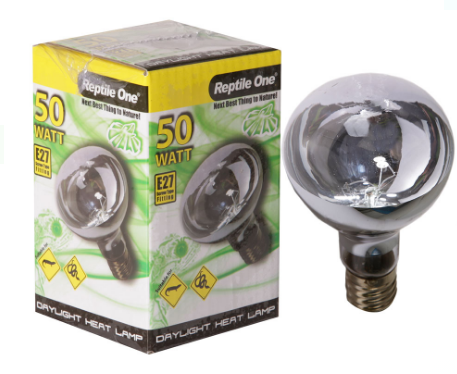 Reptile One Daylight Heat Lamp Bulb 50W E27 Screw