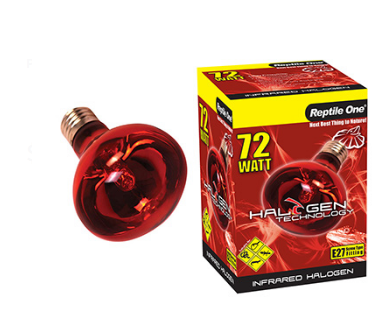Reptile One Halogen Heat Lamp Infrared 72W E27