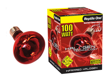 Reptile One Halogen Heat Lamp Infrared 100W E27