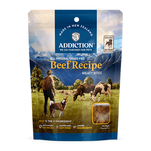 Addiction Meaty Treats Beef 113g