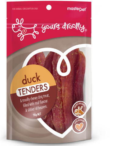 Yours Droolly Duck Tenders 90g