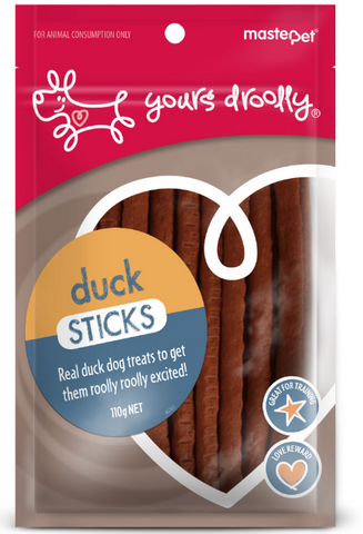 Yours Droolly Duck Sticks 110g