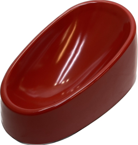 Pet One Oval Melamine Bowl 200ml Red