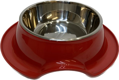 Pet One Clean Bowl Melamine 550ml Red