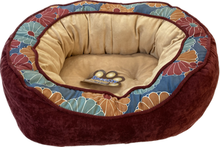 Snoozzy Daydreamer Pet Bed Microcord Red Medium