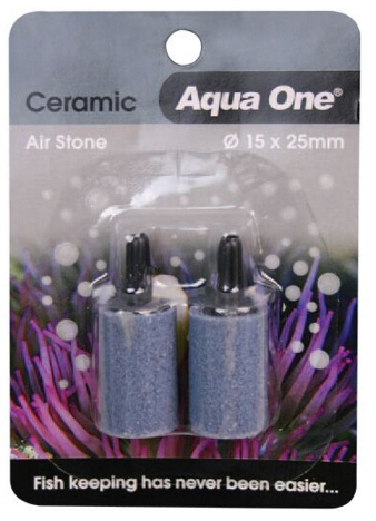 Aqua One Air Stone Ceramic Cylinder 25mm (2pk)