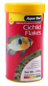 Aqua One Cichlid Flakes 100g