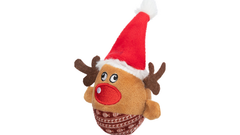 Xmas Reindeer Rattle Ball