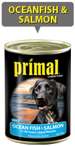 Primal Dog Wet Ocean Fish & Salmon Canned 390gm