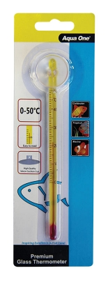 Aqua One Glass Thermometer Premium 15cm