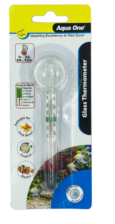 Aqua One Glass Thermometer