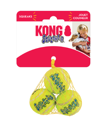 Kong SqueakAir Balls X-Small 3pk