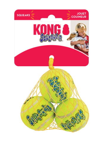 Kong Squeakair Tennis Ball Small 3pk