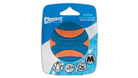 Chuckit! Ultra Squeaker Ball  Med - 1pk