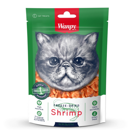 Wanpy Freeze Dried Cat Treat Shrimp 20g