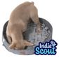 Indie & Scout Round Snuffle Mat Grey 50x50x9cm