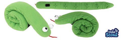Indie & Scout Snuffle Snake Toy Green