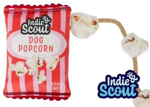 Indie & Scout Plush Popcorn Toy
